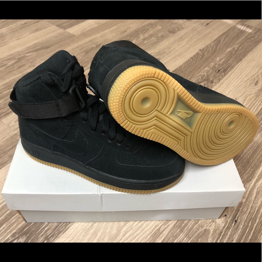 Black Air Force 1 High LV8 (GS)